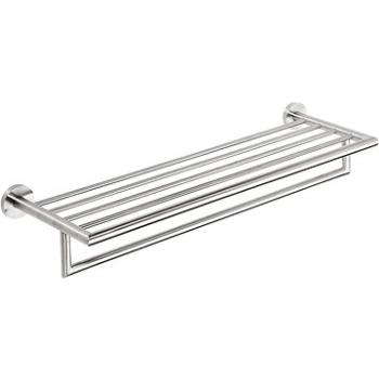 SAPHO X-STEEL polička na uteráky s hrazdou, brúsený nerez (XS406)