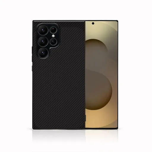 MY ART Ochranný kryt pre Samsung Galaxy S25 Ultra 5G CARBON (231)