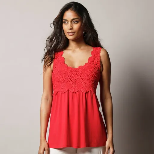 Dlhý top s macramé