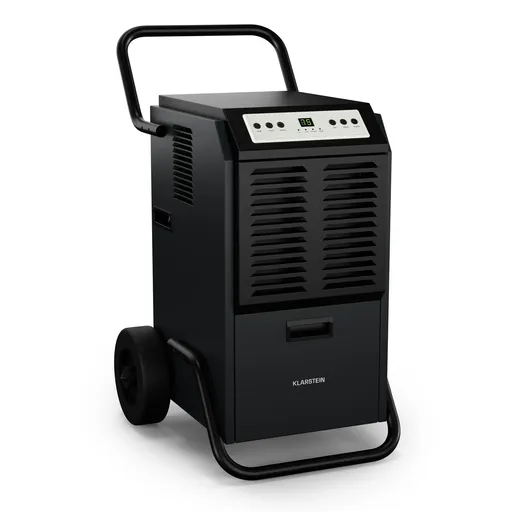Klarstein DuraDry 50L odvlhčovač vzduchu, 50 l/deň, 70-100 m², nehrdzavejúca oceľ, mobilný, 450 m³/h