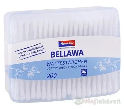 Vatové tyčinky BELLAWA 200ks
