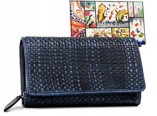 Veľká dámska peňaženka z prírodnej kože - Rovicky