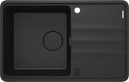 DEANTE DEANTE - Momi metallic graphite Granitový drez, 1-bowl with drainer ZKM_G113