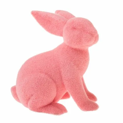 Veľkonočná dekorácia zajac, ružová, 25 x 16 x 28 cm