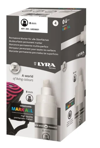 LYRA GRADUATE MARK ALL - Popisovač L (6830037 - violet, hrot 8 mm)