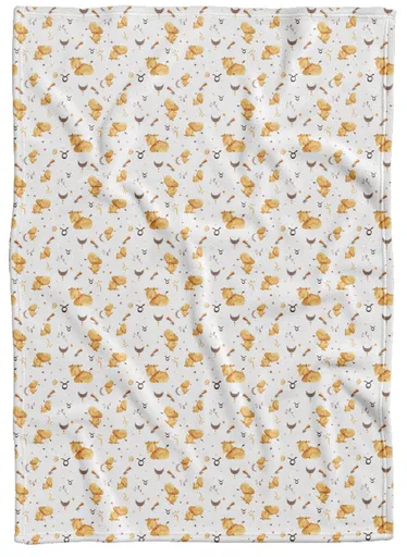 Deka Znamenie watercolor Býk (21.4. - 21.5.)  (Podšitie baránkom: NE)