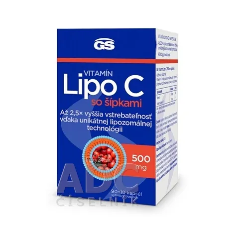 GS Vitamín Lipo C 500 mg so šípkami