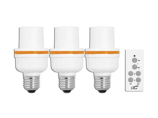 Diaľkovo ovládaná pätice žiarovky LTC LXU203 3+1