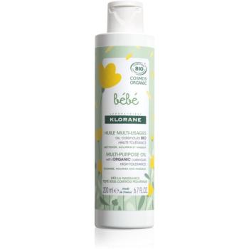 Klorane Bébé Multi-Purpose Oil vyživujúci telový olej na detskú pokožku 200 ml