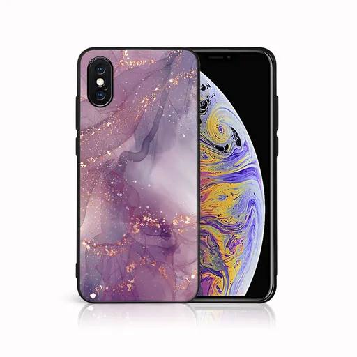 MY ART Ochranný kryt pre Apple iPhone X / XS PURPLE (148)