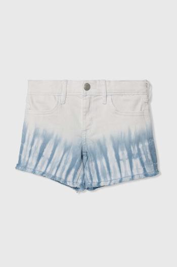 Detské rifľové krátke nohavice Abercrombie & Fitch vzorované, nastaviteľný pás