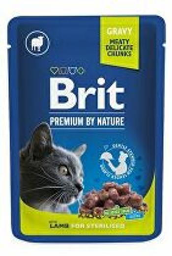 Brit Premium Cat vrecko Lamb for Sterilised 100g