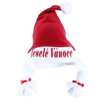 Čapica vianočná s vrkočmi – Veselé Vianoce (8590687210165)