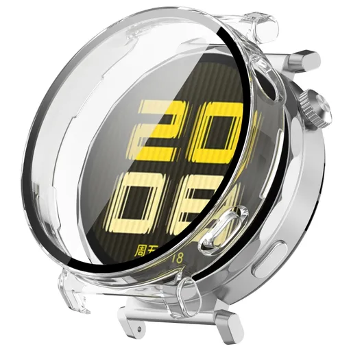 PC FULL COVER Plastový kryt so sklom pre Huawei Watch GT 5 Pro 42mm priehľadný