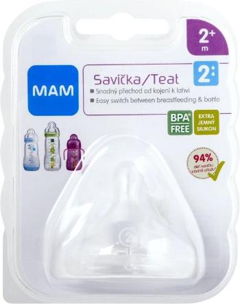 MAM Cumlík na fľašu V2-medium 2+m. S
