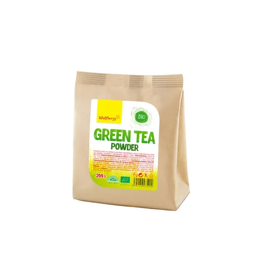 WOLFBERRY Green tea powder zelený čaj BIO 200 g
