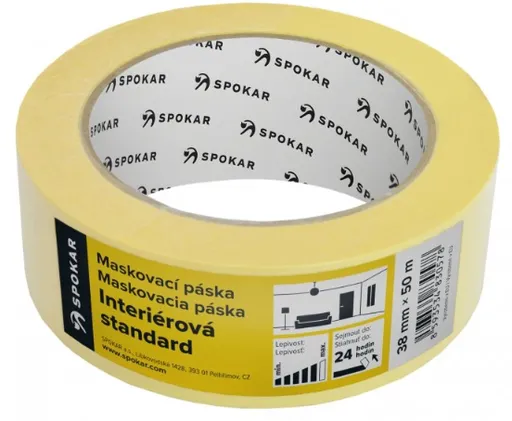 SPOKAR - Maliarska maskovacia páska STANDARD (38 mm x 50 m)