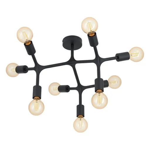 Stropné osvetlenie Eglo BOCADELLA 1 čierna 98318