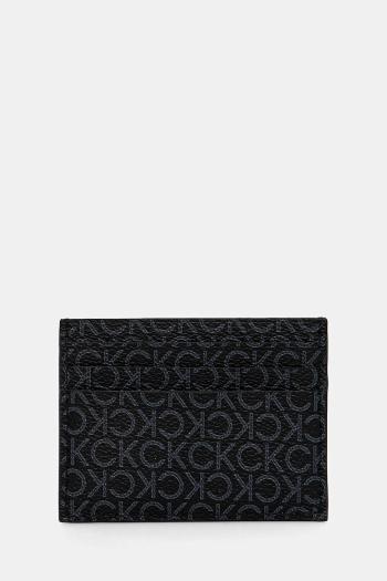 Puzdro na karty Calvin Klein čierna farba, K50K512851