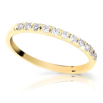 Cutie Jewellery Pôvabný zlatý prsteň Z6484-1670-10-X-1 52 mm