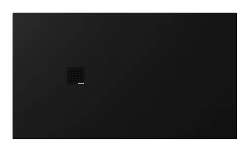 POLYSAN - TRENECA sprchová vanička z liateho mramoru s možnosťou úpravy rozmeru 160x90cm, čierna matná 84311.21