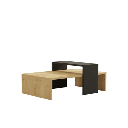 Konferenčný stolík Glow Anthracite and Sapphire Oak