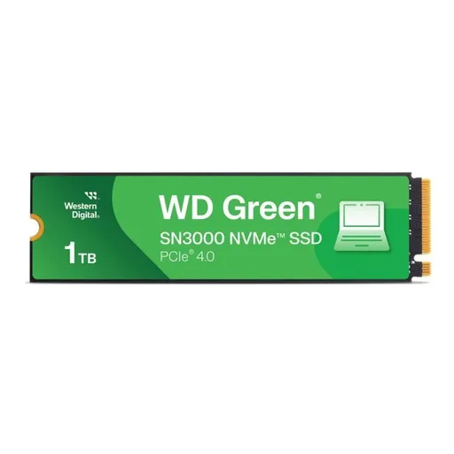 WD GREEN SSD 1TB SN3000, PCI Gen4x4, M.2 2280, (R:5000/W:4200 MB/s)