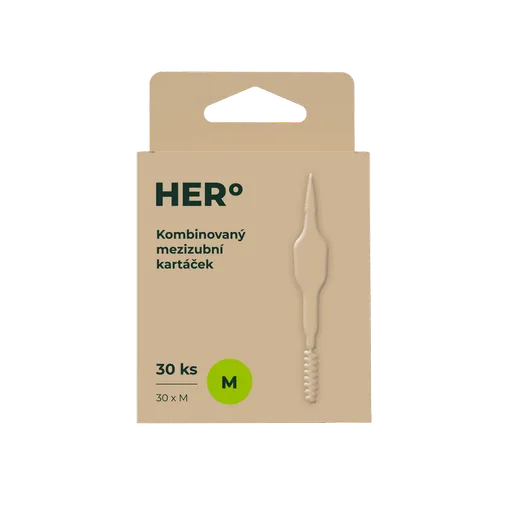 HERBADENT Hero medzizubné kefky M 30 kusov