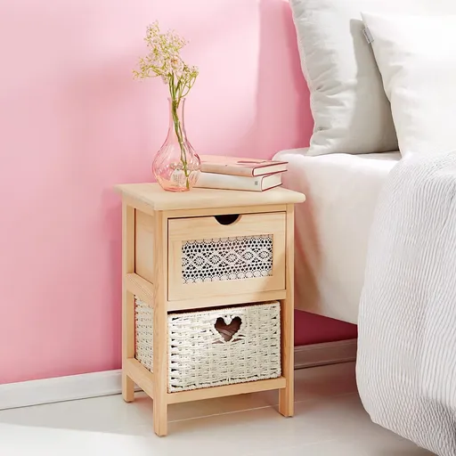 Die moderne Hausfrau Dřevěná komoda Romantik, velikost S