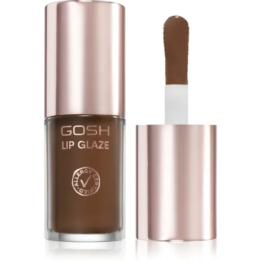 Gosh Lip Glaze lesk na pery odtieň 003 Dark Chocolate 5.5 ml