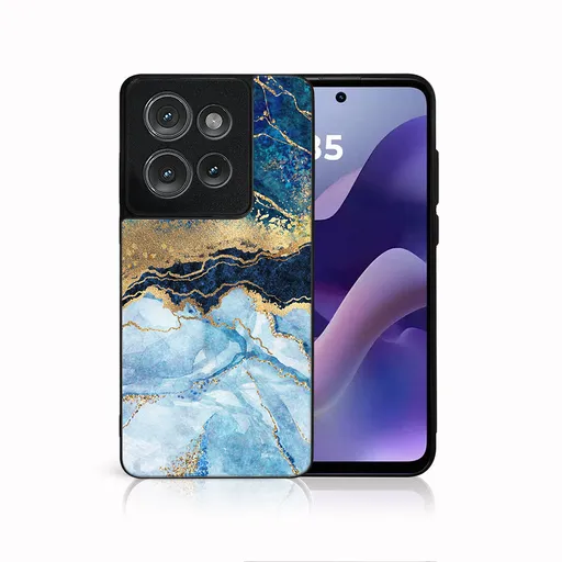 MY ART Ochranný kryt pre Motorola Moto G56 5G BLUE MARBLE (141)