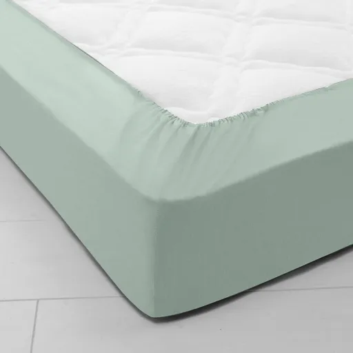 Jednofarebná napínacia plachta, flanel, hĺbka rohov 32 cm