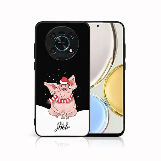 MY ART Kryt s vianočným dizajnom Honor Magic4 Lite 5G LET IT SNOW (075)