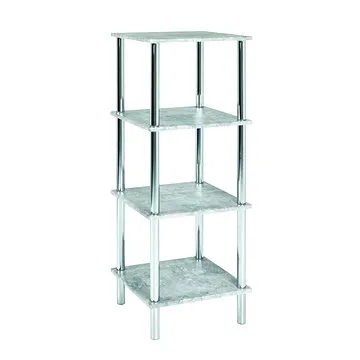 Regál Brant, 107 cm, betón/chróm (HA01028)