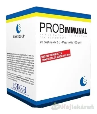 BIOGROUP PRO B Imunnal prášok vo vrecúškach 100g