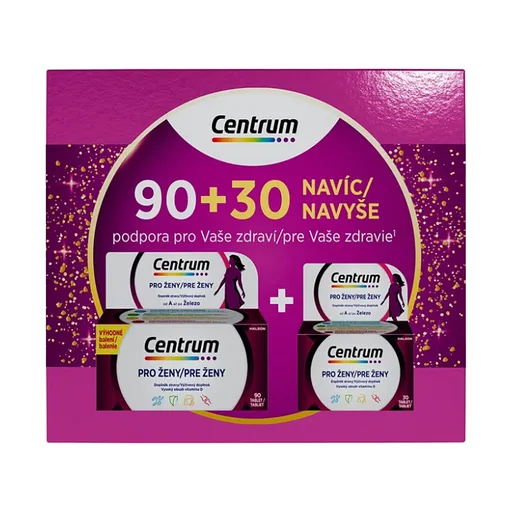 CENTRUM Multivitamín pre ženy 90 + 30 NAVYŠE