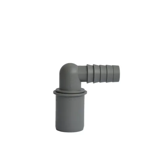 Hadicová prípojka k práčke DN30 Plast Brno sivá UZ30R00