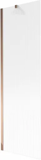 MEXEN/S - Next vaňová zástena FIX 60 x 150, prúžky, ružové zlato 895-060-000-00-09-60