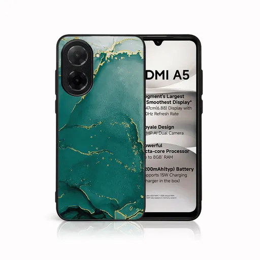 MY ART Ochranný kryt pre Xiaomi Redmi A5 GREEN MARBLE (145)