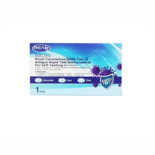 Realy Tech Antigenový COVID-19  test zo slín 1ks