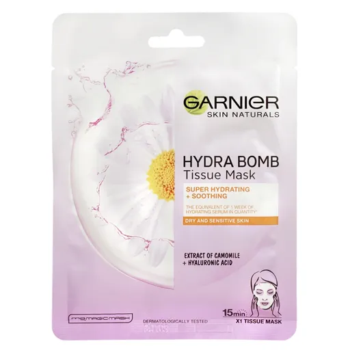 GARNIER Skin Naturals Textilná maska Camomille 28 g