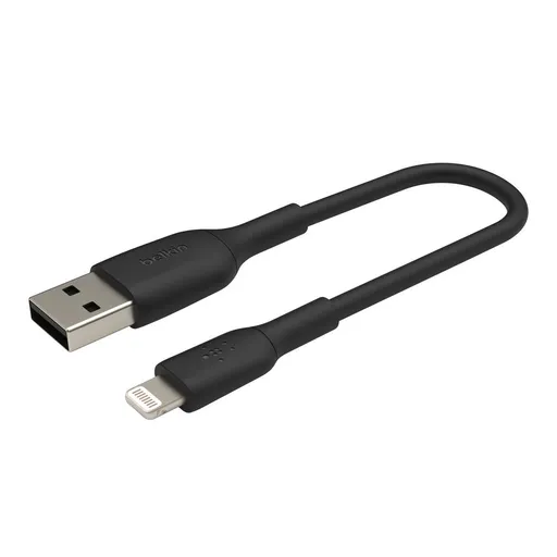Belkin BOOST CHARGE™ Lightning/USB-A kábel, 15cm, čierny