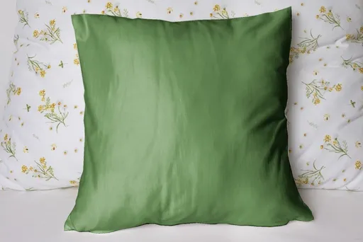 Polášek Jednofarebná obliečka na vankúš Jersey - Olivová | 40 x 60 cm