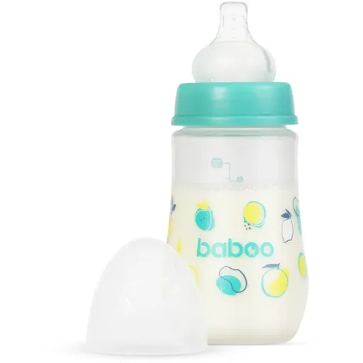 Baboo Anti-colic Feeding Bottle antikoliková fľaša Lagoon Fiesta, 3 m+ 250 ml