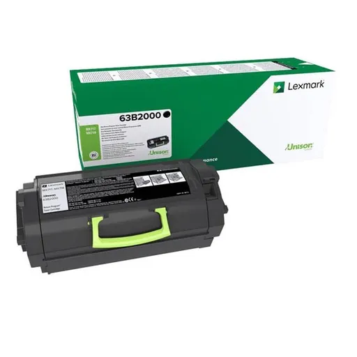LEXMARK 63B2000 - originálny toner, čierny, 11000 strán