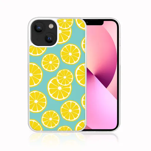 MY ART Silikónový obal Apple iPhone 13 LEMON (121)