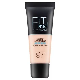 Maybelline Fit Me! Foundation Matte + Poreless tekutý make-up so zmatňujúcim účinkom 097 Natural Porcelain 30 ml