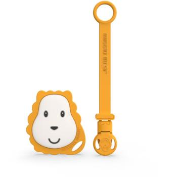 Matchstick Monkey Flat Face Teether & Soother Clip darčeková sada pre deti Lion
