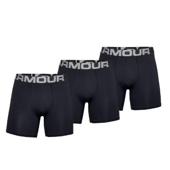 Under Armour UA Charged Cotton 6in 3 Pack-BLK - S