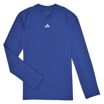 adidas  TF LS TEE Y  Tričká s dlhým rukávom Modrá